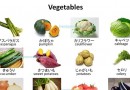 Japanese vegetables name List – Japanese words by theme